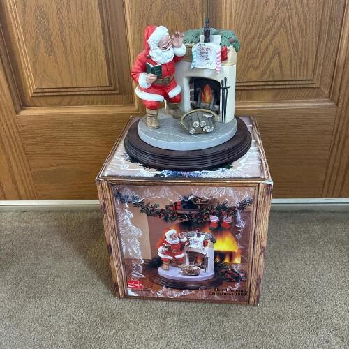 Coca-Cola Classic Santa Claus Third Annual Christmas 1985 Figurine