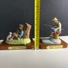 Pair of Coca-Cola Limited Edition Figurines "The Barefoot Boy" and "Out Fishin'" - 10