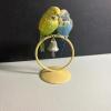 Cape Craftsmen Budgie Pair with Bell Figurine