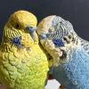 Cape Craftsmen Budgie Pair with Bell Figurine - 5
