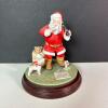 Coca-Cola Santa Figurine "Shhhh" Christmas 1988 Limited Edition