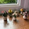 Collection of Six Tiny Ceramic Floral Arrangements - 2