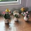 Collection of Six Tiny Ceramic Floral Arrangements - 10
