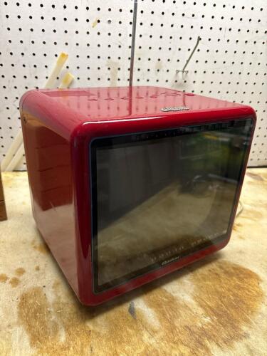 Vintage Quasar Coca-Cola Red Portable Television