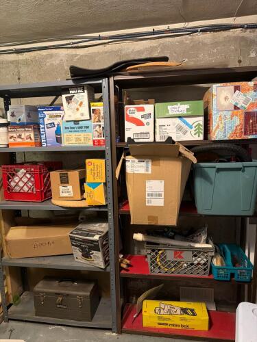 Pickers lot with a variety of pumps