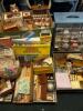Large Assortment of Dollhouse Miniature Furniture, Accessories, and Kits