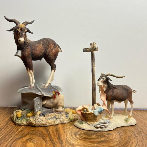 Lowell Davis Schmid Goat Figurines<br/>