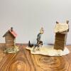 Lowell Davis Schmid "No Private Time" And "His Masters Dog" Country Figurines - 2