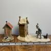 Lowell Davis Schmid "No Private Time" And "His Masters Dog" Country Figurines - 12