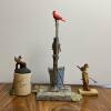 Lowell Davis Schmid Bird Farm Scene Figurines - 2