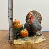 Lowell Davis Schmid Turkey Figurine with Pumpkins Limited Edition - 5