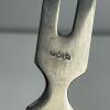 Indian Carving Fork with Carved Wood Handle and Sheath - 3