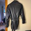 Wilsons Black Leather Belted Jacket with Thinsulate Lining - 2