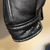 Wilsons Black Leather Belted Jacket with Thinsulate Lining - 9