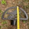 Decorative Metal Fence Post Cap Topper with Cardinal Silhouette, Black Finish - 4