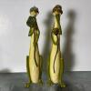 Pair of Whimsical Frog Figurines