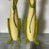 Pair of Whimsical Frog Figurines - 2