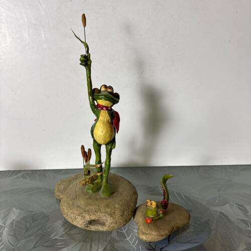The Redneck Frog Figurines by B.J. Jones