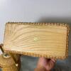 Two Woven Baskets, One Nantucket Style with Decorative Floral Lid - 7