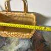 Two Woven Baskets, One Nantucket Style with Decorative Floral Lid - 10