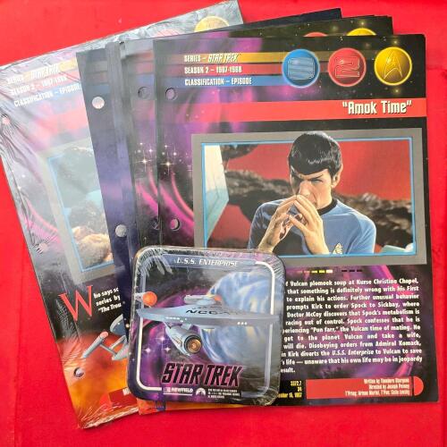Star Trek Episode Info Cards with Tin, 1967&ndash;1968