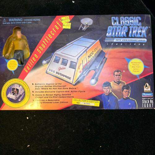 Classic Star Trek Galileo Shuttlecraft with Captain Kirk Figure