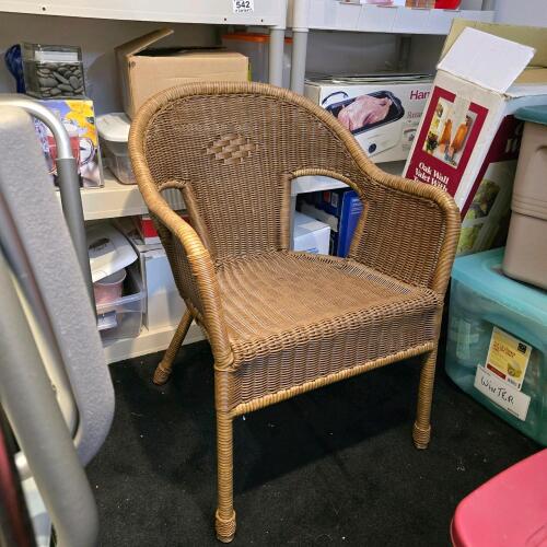 Wicker Style Armchair