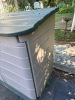 Rubbermaid Outdoor Storage Shed Beige With Green Top - 3