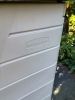 Rubbermaid Outdoor Storage Shed Beige With Green Top - 10