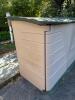 Rubbermaid Outdoor Storage Shed Beige With Green Top - 11