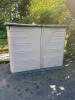 Rubbermaid Outdoor Storage Shed Beige With Green Top - 20