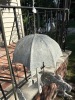 Cast Metal Umbrella Wind Chime with Garden Hanger - 2