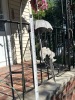 Cast Metal Umbrella Wind Chime with Garden Hanger - 6