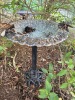 Cast Iron Bird Bath with Decorative Bird Accents - 9