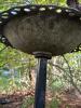 Cast Iron Bird Bath with Decorative Bird Accents - 14