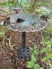Cast Iron Bird Bath with Decorative Bird Accents - 18