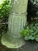 Large Heavy Concrete Bird Bath with Patina - 2