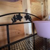 Pool and Garden Shed Lot with Baker's Rack and Metal Wagon - 6