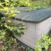 Outdoor Storage Box With Green Lid