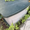 Outdoor Storage Box With Green Lid - 2