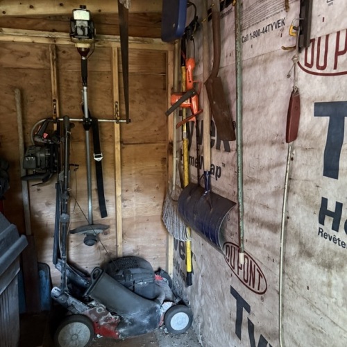 Shed Lot: Trimmers, Mower and Other Tools