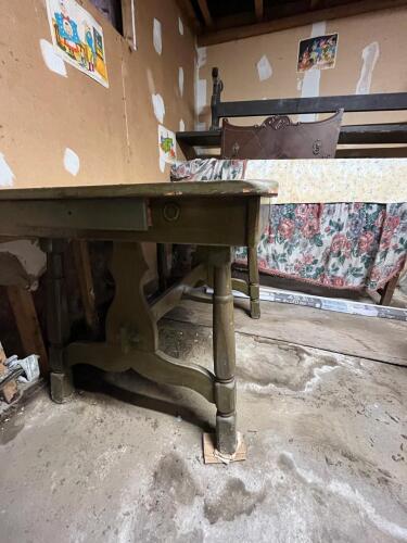 Wooden Table in Rustic Style