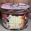 Floral and Animal Motif Metal Storage Tin - 3