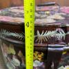 Floral and Animal Motif Metal Storage Tin - 6