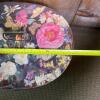 Floral and Animal Motif Metal Storage Tin - 8