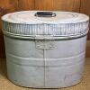 Hand-Painted Metal Tin with Floral Motif - 2