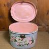 Hand-Painted Metal Tin with Floral Motif - 6