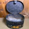 Painted Tin Storage Box With Floral Decoration - 4