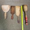 Antique Wooden Butter Paddles and Butter Mold Mallet - 3