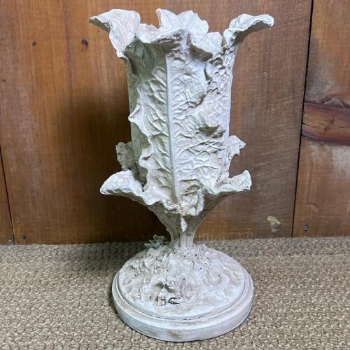 Leaf Motif Ceramic Vase